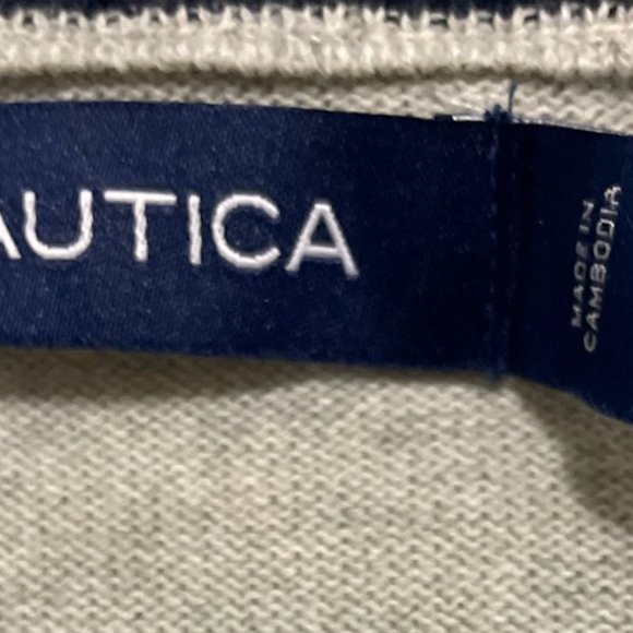Men's Sweater, Brand-Nautica.Size-L,Color-Grey, NWT - Picture 5 of 5